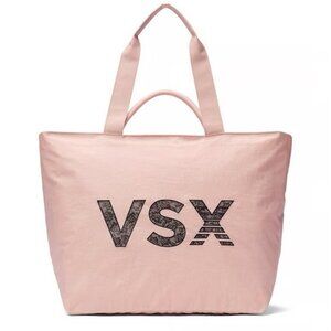 VICTORIA’S SECRET VSX WEEKENDER TOTE BAG WITH ZIPPER CLOSURE & INTERIOR POCKETS